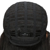 NOBLE Human Hair Lace Front Wig | 16 Inch Lob Straight Hair | Ombre Blonde | F Page - Noblehair