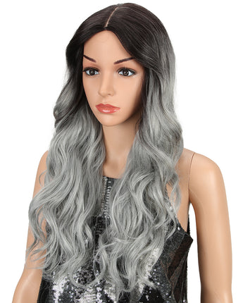 Clearance Sale 24 Inch Wavy Ombre Color Wig 3 Color available