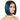 NOBLE Alia  Synthetic Short BOB Lace Front Wig |9.5 Inch Blunt Cut Bob Wig | Ombre Blue Wig - Noblehair
