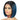 NOBLE Alia  Synthetic Short BOB Lace Front Wig |9.5 Inch Blunt Cut Bob Wig | Ombre Blue Wig - Noblehair