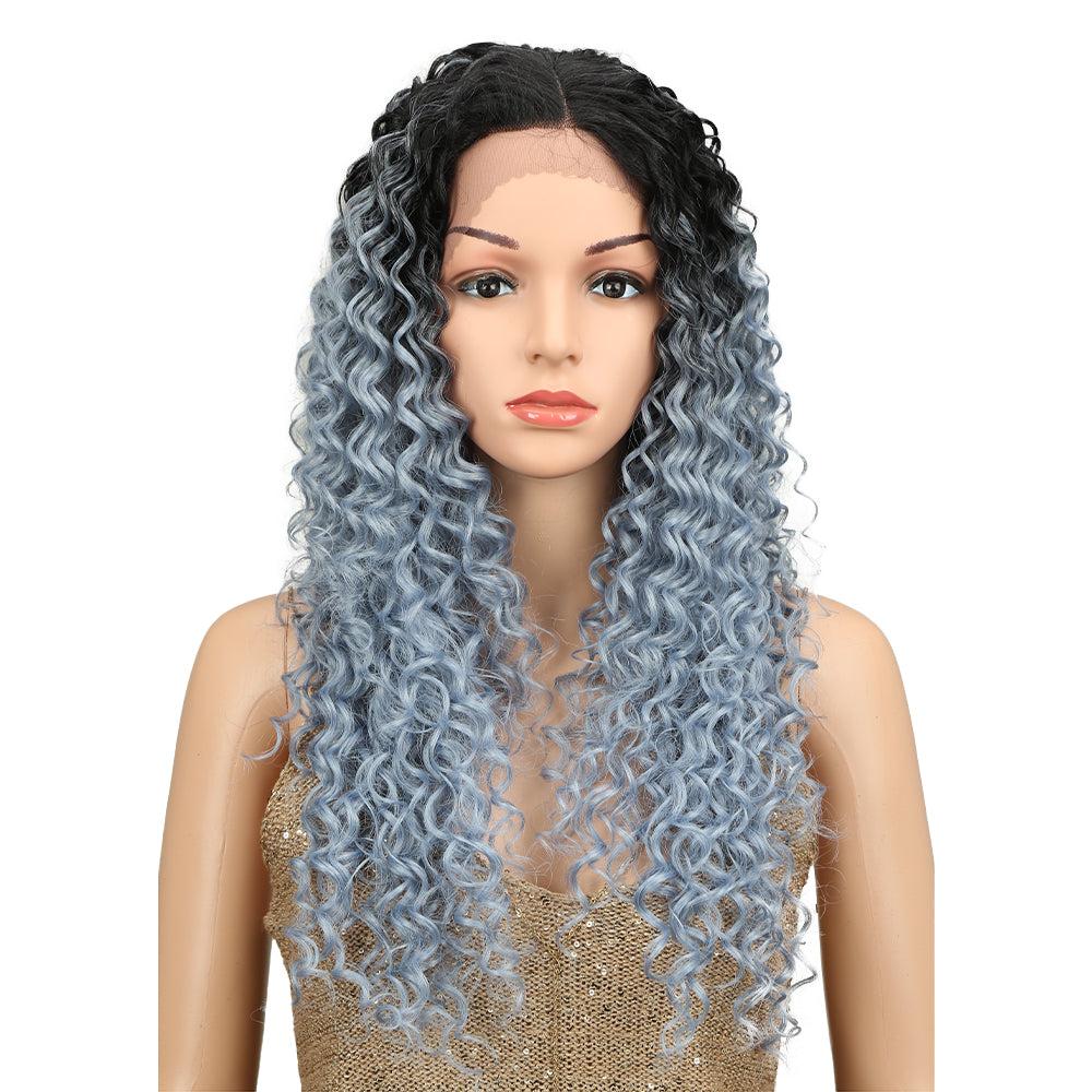 Clearance Sale 20 Inch 5 Inch Lace Grey Color Bob Wig