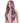 NOBLE Easy 360 Synthetic Lace Front Wig | 28 Inch Lace Frontal Long Straight | Ash Purple | Agatha - Noblehair