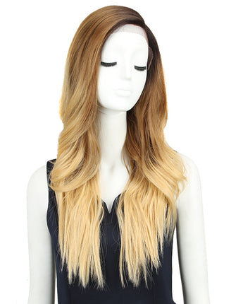 NOBLE Nib Synthetic Lace Front Long Wave Wig(Side Part) | 27 Inch | GT4-27Q-86E - Noblehair