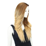 NOBLE Nib Synthetic Lace Front Long Wave Wig(Side Part) | 27 Inch | GT4-27Q-86E - Noblehair