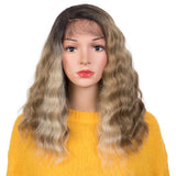 NOBLE Synthetic Lace Front Wigs | 14 Inch Short Wavy Wig Side Part Wig 7 Colors Available | CANDICE - Noblehair