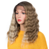 NOBLE Synthetic Lace Front Wigs | 14 Inch Short Wavy Wig Side Part Wig 7 Colors Available | CANDICE - Noblehair