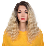 NOBLE Synthetic Lace Front Wigs | 14 Inch Short Wavy Wig Side Part Wig 7 Colors Available | CANDICE - Noblehair