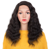 NOBLE Synthetic Lace Front Wigs | 14 Inch Short Wavy Wig Side Part Wig 7 Colors Available | CANDICE - Noblehair