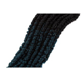 NOBLE Bomb Twist Crochet Hair | 24 inch 6PCS Pre Looped Crochet Hair Extensions with Curly Ends | Ombre Dark Blue CRO-FOXY TWIST - Noblehair