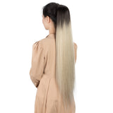 NOBLE Synthetic Ponytails Super Softer | Straight and Wavy Drawstring Ponytail |31 Inch Ponytails 2 Pieces/Pack - Noblehair