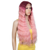 NOBLE Synthetic Lace Front Wigs | 28 Inch Long Wavy Lace Wigs Middle Lace Part Wig 3 colors | BONNIE - Noblehair