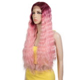 NOBLE Synthetic Lace Front Wigs | 28 Inch Long Wavy Lace Wigs Middle Lace Part Wig 3 colors | BONNIE - Noblehair
