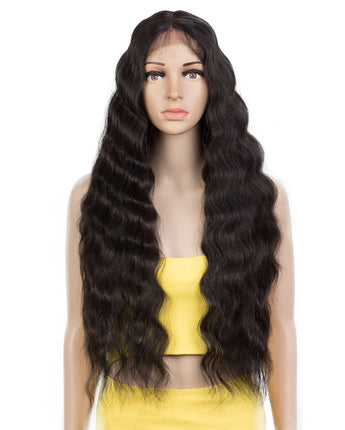 NOBLE Synthetic Lace Front Wigs | 28 Inch Long Wavy Lace Wigs Middle Lace Part Wig 3 colors | BONNIE - Noblehair
