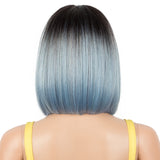 NOBLE Synthetic 13*7 Lace Front Wigs | 10 Inch Bob Wig With Baby Hair | 4 Colorful Wig TRISTA - Noblehair
