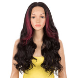 NOBLE Synthetic 13*7 Lace Front Wigs | 25 Inch Long Body Wavy Wig | FERN - Noblehair
