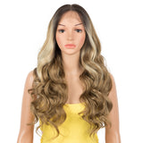 NOBLE Synthetic 13*7 Lace Front Wigs | 25 Inch Long Body Wavy Wig | FERN - Noblehair