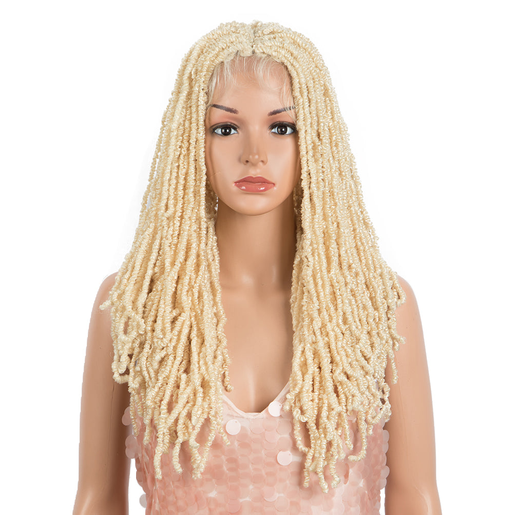 NOBLE Lace Front DreadLock Wigs | Synthetic 4*4 Nevada Twist Wigs | 22 Inch Faux Locs Braids Wig