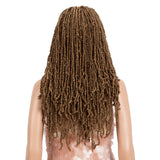 NOBLE Lace Front DreadLock Wigs | Synthetic 4*4 Nevada Twist Wigs | 22 Inch Faux Locs Braids Wig