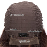 NOBLE Easy 360 Synthetic Lace Front Wig | 28 Inch Body Wave | Mixed Brown | Grace - Noblehair