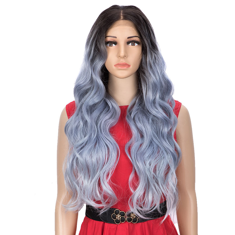 NOBLE Easy 360 Synthetic Lace Front Wig | 28 Inch Body Wave | Floral Purple | Grace - Noblehair