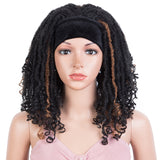 NOBLE Synthetic Headband Wigs | 14 Inch Dreadlocks Wigs For Women Afro Curly Wigs | Glueless Wig 4 Colors Available - Noblehair