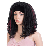 NOBLE Synthetic Headband Wigs | 14 Inch Dreadlocks Wigs For Women Afro Curly Wigs | Glueless Wig 4 Colors Available - Noblehair
