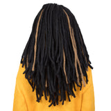 Noble 22 Inches Long Dreadlock Wigs Braided Human Hair Wigs For Black Women - Noblehair