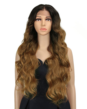 NOBLE Easy 360 Synthetic Lace Front Wigs | 13*6 Lace Frontal Wigs | 28 Inch Long Wavy Wig | MYSTER - Noblehair