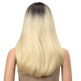 Clearance Sale 5*1 Lace Part Dark Roots Ombre Honey Blonde Synthetic Wig | Noble hair