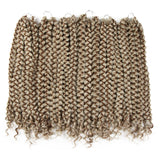 NOBLE New Butterfly Box Braids Crochet Hair | 20 Inch 6PCS Pre Looped Distress Locs Crochet Hair Extensions with Curly Ends | Colorful PASSION BRAIDS - Noblehair