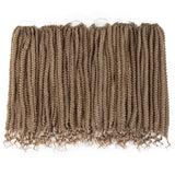 NOBLE New Butterfly Box Braids Crochet Hair | 20 Inch 6PCS Pre Looped Crochet Hair Extensions with Curly Ends | Colorful CRO-GINNY - Noblehair