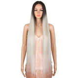 38 inch Super Long Straight 613 White Blonde Synthetic Wig