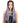 NOBLE Synthetic Lace Front Wig | 19.5 Inch Blunt Cut Straight  | Ombre Purple |  Janelle - Noblehair