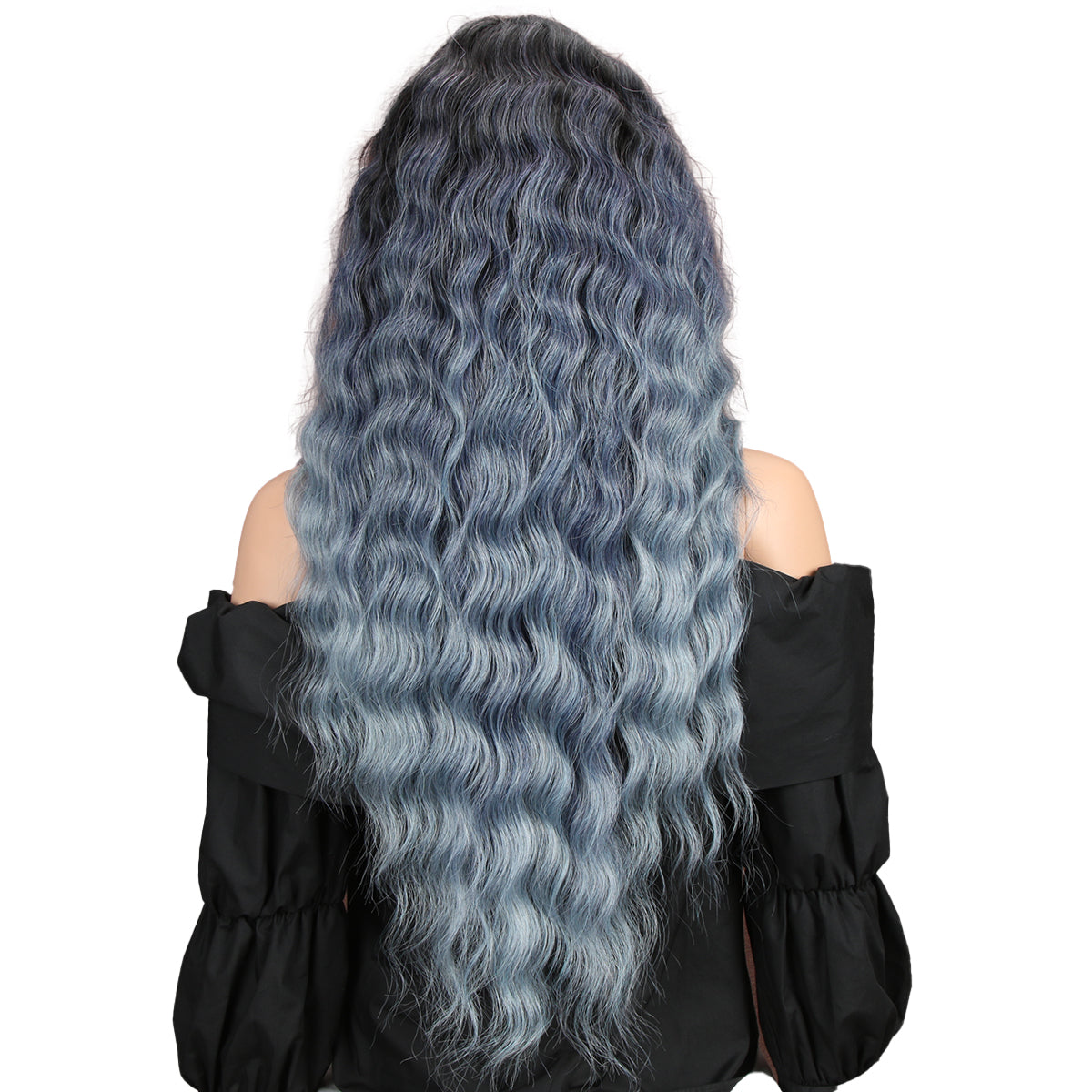 Clearance Sale 27 inch Ombre Blue Color Wig 3 Color available