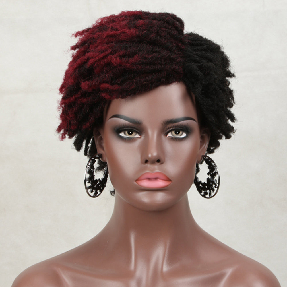 Short Afro Braided Dreadlocks Wig | RJO