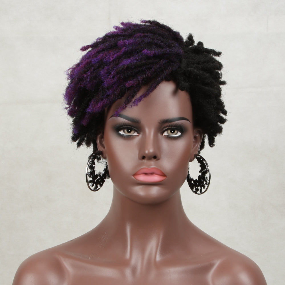 Short Afro Braided Dreadlocks Wig | RJO