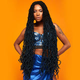 NOBLE Nu Faux Locs Crochet Hair | 36 Inch Natural Wavy Soft Crochet Dreadlocks Extensions | Faux Locs 6 Packs/lot - Noblehair