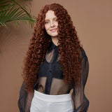 NOBLE Synthetic Lace Front Curly Wigs | Super Soft Long Curly Wig | 30 Inch BIO Hair Wigs 6 Colors - Noblehair