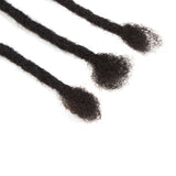 NOBLE Human Hair Dreadlock Extensions | Crochet Braiding Hair Extension | Handmade Locs Natural Black - Noblehair