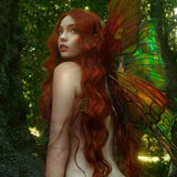 NOBLE FREYA Synthetic Lace Front Wigs |38 inch Long Wavy Wig Auburn Color Wig | 6 Inch Lace Part Fairy Wig