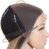 NOBLE 13*7 Synthetic Lace Frontal Wigs | 30 Inch Long Straight Lace Wig Ombre Color Wig | CHERYL - Noblehair