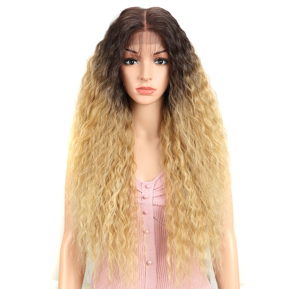 NOBLE Beyonce 13*4 Synthetic Lace Frontal Wigs | 30 Inch Curly Wave Wig丨TAT6/27/24E - Noblehair