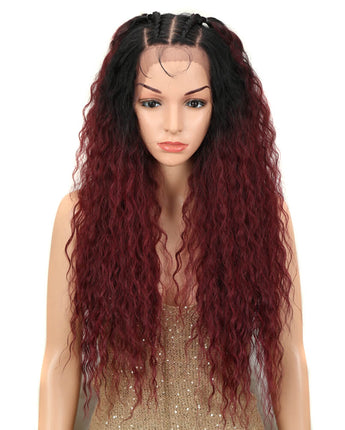 NOBLE Beyonce 13*4 Synthetic Lace Frontal Wigs | 30 Inch Curly Wave Wig丨TT1B/530 - Noblehair
