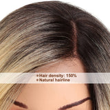 NOBLE Wilma Synthetic 13*4  Lace Wigs With Baby Hair丨27 Inch Long Wavy Wig丨Ombre Blond - Noblehair