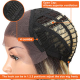 NOBLE Wilma Synthetic 13*4  Lace Wigs With Baby Hair丨27 Inch Long Wavy Wig丨Ombre Blond - Noblehair