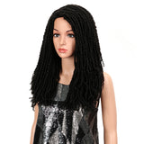 NOBLE 22 Inch Over Shoulder Black Dreadlocks Wigs - Noblehair