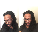 NOBLE 22 Inch Over Shoulder Black Dreadlocks Wigs - Noblehair