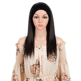 NOBLE Human Hair headband Wigs | Straight Virgin Human Hair Wig | 14-28 Inch Natural Color Wigs - Noblehair