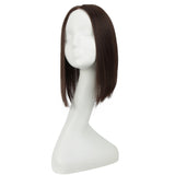 NOBLE Synthetic Clip in Hair Topper | Silica gel Lace Top Hair Pieces|#6 Hair Toupee - Noblehair