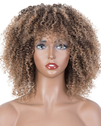 NOBLE Synthetic Afro Kinky Curly Wigs | 13 Inch Bouncy Big Hair Wig | CHICAGO - Noblehair